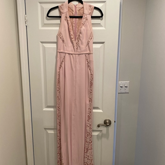 J Mendel evening gown with lace detail - Picture 2 of 6